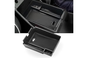 YEE Pin Compatible con Kia Sportage NQ5 año de construcción 2022+ Caja de Almacenamiento para Consola Central, Bandeja para apoyabrazos, Organizador con Alfombrilla Antideslizante