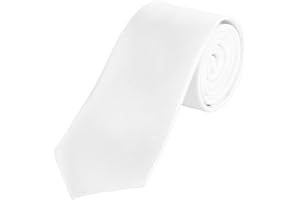 DonDon Cravatta uomo 7 cm classica fatta a mano per il lavoro o occasioni speciali