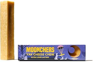 Moonchers Yak Chews for Dogs Medium - Himalayan Yak Dog Chews - Yaks Milk Dog Chews - Natural, Long-lasting, Healthy, Great for Dental Health, Packed with Protein and Calcium