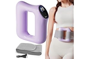 ROTKUSZ Multifunktionaler Ganzkörper-Faszienring, Ergonomisches elektrisches Faszienmassagegerät, Multifunktionaler Ganzkörper Faszienring, Bauchmassagegerät, Einstellbare Massagemodi, Hochfrequenzvibration