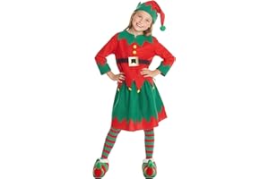 Morph Elf Costume Kids, Girls Elf Costume, Kids Christmas Costume