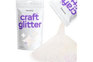 Hemway Craft glitter 100g 3,5 once Microfine 1/256" .004" 0.1MM (madreperla)