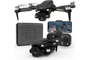 Toladrone Drone for Beginners, Drone with Camera 4K Foldable Mini Drones with Optical Flow Positioning, Headless Mode, One-key Takeoff/Landing, Brushless Motor Drones for Adults, TD12PRO