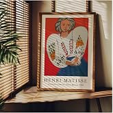 Fark Tanıtım Matisse &Ccedil;er&ccedil;evesiz Poster, Modern Dekoratif &Ccedil;er&ccedil;evesiz Poster, Tablo, Matisse-4, 30 x 40