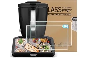 ‎SUN3DRUCKER Sun3drucker Schutzfolie kompatibel mit Vorwerk Thermomix TM7, Displayschutz-Folie glasklare Displayschutzfolie für Thermomix TM7 Zubehör, Ultra-Dünn, Anti-Kratzer, 2 Stück