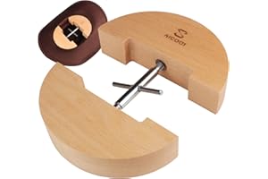 SAICOOS Hat Stretcher for Fitted Hats Durable European Beech with Heavy-Duty Buckle - Perfect for Men's Cowboy Hats and More