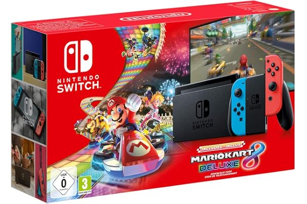 Nintendo Switch Neon Rood/Neon Blauw inclusief spel