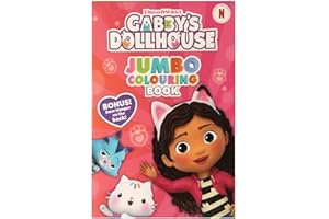 ALLIGATOR DreamWorks Gabbys Doll House Jumbo Colouring Book|Bouns Door Hanger On The Back|Colouring Book for Kids|Fun and Activity Colouring Books|Perfect for Travel, Birthday Gifts for Kids|for Ages 3+