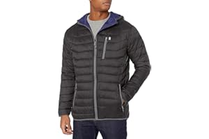 Little Donkey Andy - Giacca da uomo leggera con cappuccio, antivento, con isolamento riciclato