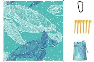 CHICHI:OÜ Mikrofaser Strandtuch - 210x200 cm Groß Stranddecke Sandfrei