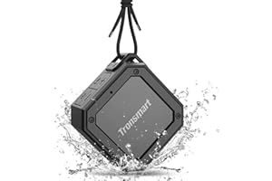 Tronsmart Cassa Bluetooth Waterproof IPX7, Riproduzione di 24 Ore con Basso, Stereo senza fili T-W-S, Altoparlante Bluetooth Portatile per Casa, Festa, Auto, Viaggio, Spiaggia, Piscina