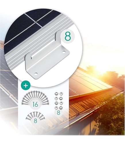 TEOV Montaggio Solare Lamiera Trapezoidale Supporto Per Pannelli - Foto 8