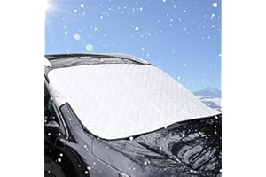 TMRBBESTY Telo Antigelo per Parabrezza,Inverno Telo Parabrezza Antigelo,Copri parabrezza antigelo Auto Inverno,Antighiaccio,Pioggia,Polvere,UV
