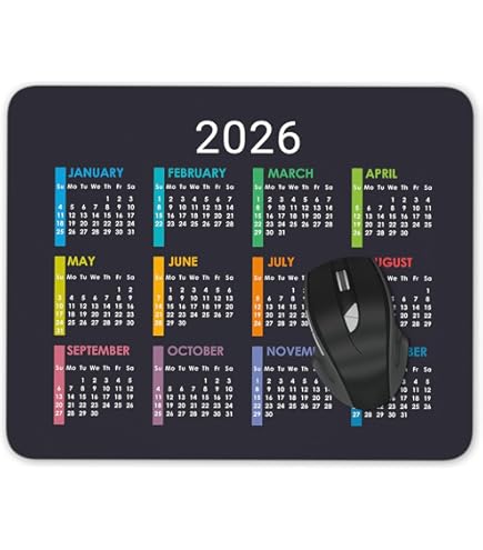 2026 Calendar Photo Mousepad - Personalized Gifts - View #3