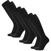DANISH ENDURANCE Organic Cotton Compression Socks, 1 and 3 Pack | Organic Cotton Compression Socks, Gradual Compression 14-18