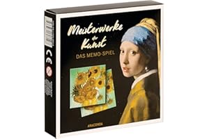 Anaconda Verlag Meisterwerke der Kunst - Das Memo-Spiel: Memo-Spiel mit 40 Spielkarten im Spielkarton