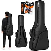 Fourtune Luca Siyah Klasik Gitar Kılıfı Kalın Taşıma &Ccedil;antası (Eğitim Metodu Hediye)