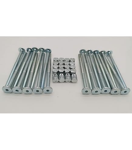 4x M5x12 Kreuzloch Zylindermutter Edelstahl 304 - Einbaumuttern Für Holzmöbel & DIY