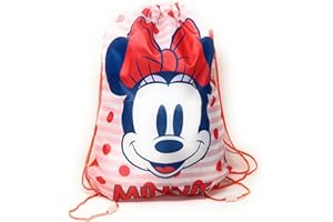 Minnie Sac à dos imperméable sport et piscine enfant Rose 42x33cm