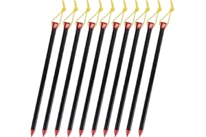 WINDHIKE 3F UL GEAR Ground Nail Ultra-light High Strength 15cm/20cm Aluminium Alloy Hollow Tent Stakes Pegs,for Outdoor,Hiking,Camping,Tent parts (20CM(10pcs))