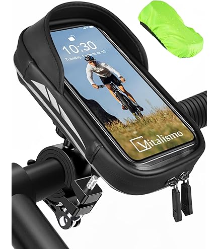 Support Vélo Pour Smartphone - Étui étanche, Facile à Installer, Pour Guidon De 4 à 6 Pouces