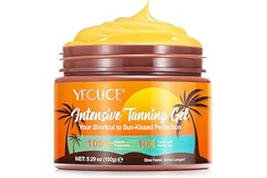CHENYAYUN Luxury Intensive Tanning Gel, Natural Tanning Accelerator Cream for Natural Glowing Tan Skin, SPF0 5.29 OZ/ 150 G