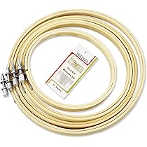 3Pcs 3 Sizes Round Baboo Ebroidery Hoop Circle Cross Stitch Hoop Ring - View #10