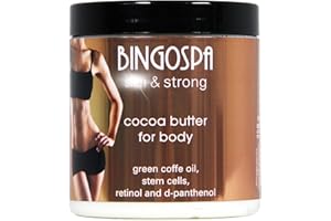 399/5000 BINGOSPA Manteca corporal de cacao con células madre, retinol y D-pantenol para hidratación y cuidado de la piel, antienvejecimiento y anticelulitis - 250 g