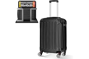 ARTREE Maleta de Cabina 55x40x20 ABS, Ligera y Compacta para Viajes en Avión, Equipaje de Mano para Hombre y Mujer, Dimensiones 52 cm