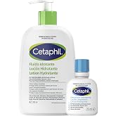Cetaphil Moisturizing Lotion 16 fl oz + Cleansing Lotion Mini 1 fl oz | For sensitive, normal to dry skin. Formula with Niaci