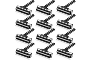 BBTO 12 Pcs Rubber Roller for Crafting 4 Inch Brayer Rollers Craft Ink Roller Relief Printing Brayers for Printmaking Gluing Inking Blocks Carved Surfaces Stamping Scrapbooks Paintings, Black