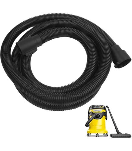 Kit Tuyau Flexible + Tube Chrome + Buses Pour Aspirateur Kärcher A 2654 Me - Pièce De Rechange Neuve