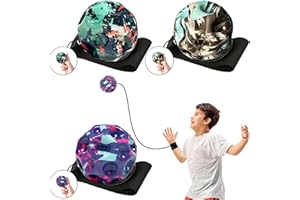 Yueser Moon ball, 3 Piezas Pelotas Saltarinas para Niños Astro Jump Super High Bouncing Ball Bolas de Rebote Pelota Espacial con Muñequera Cordón