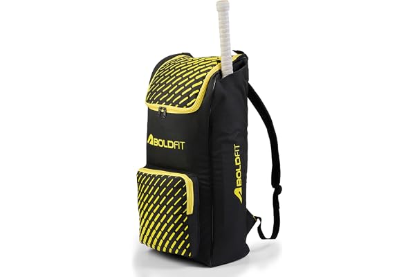 Boldfit Cricket kit Bag Full Size with Bat Compartment Sports Kit Bag for All The Sports Gears & Accessories Large Spacious Compartment for Multi Purpose Use Sports Bag with Adjustable Strap -60Ltrs