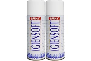 HOME PRO Deo Igiensoft Spray Igienizzante Ipoallergenico Tessuti Profumatore Ambienti Deodorante Igienizza Abiti Salvatessuti Armadi Mangiaodori 2x400ml