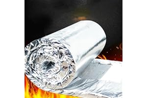 Joyivike Keramikfasermatte 10mm - 40mm Keramikfaser Isolierung, Keramikfaser Decken Feuchtigkeits Isolierung Platten, Hochtemperatur Isolationsbaumwolle Feuerfeste Isolierung Für Ofenrohr & Kamin