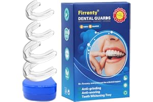 Senshuomy Anti Grinding Mouth Guard for Sleeping at Night, Reusable Mouth Guards for Adults & Kids to Prevent Bruxism, 4 Pcs