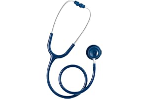 SPENGLER Dual Pulse, Stéthoscope d’Auscultation Générale, Double Pavillon, Léger, Bonnes Performances Acoustiques, Polyvalent (Marine)