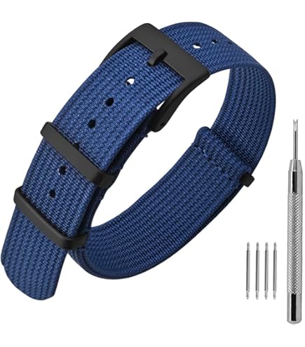 Cinturini Per Orologi Da 16 Mm - Nylon, Pelle, Silicone - Premium - Foto 7
