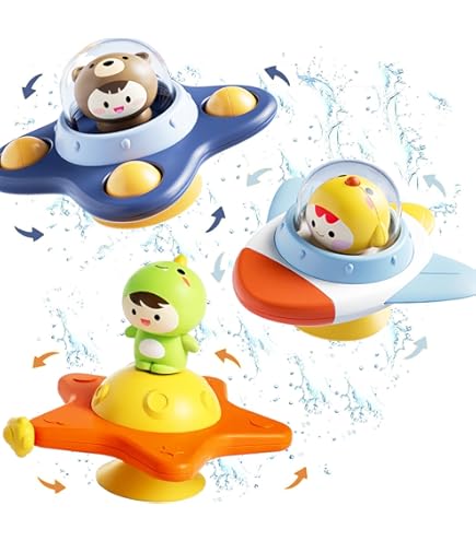 Draaiende Zuignap Baby Spinner Speelgoed