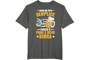 REGALI DIVERTENTI PANETTIERE Baker Divertente Panettiere Fornaio Faccio Pane E Bevo Vino Maglietta