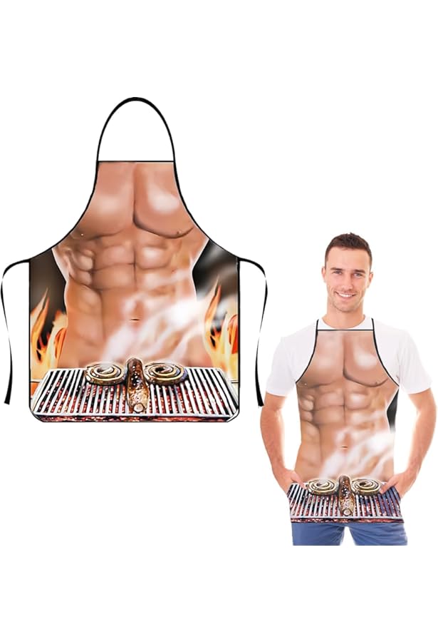 Tablier De Cuisine Humoristique Homme Sexy Poulet - Cuisine Cadeau Deguisement Humour Noel - 444