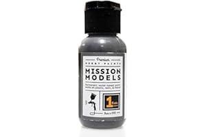 MISSION MODELS MMP-105 Worn Black Grey Tires / Camo Acrylic Paint 1 oz (30ml)