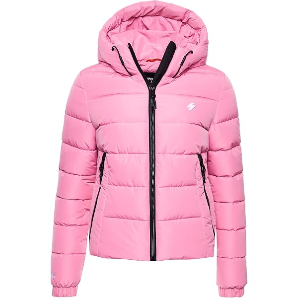 Superdry Luxe Sports Puffer, Giacca Invernale da Donna con