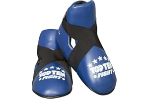 PLAYWELL Top Ten concorrenza vinile semi contatto Sparring Stivali – Blue