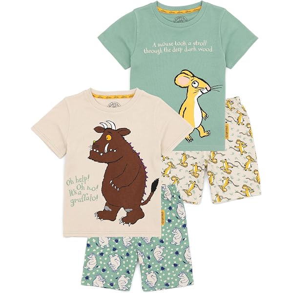 Maglietta Il Gruffal&ograve; Per Ragazzi - T-Shirt Manica Corta Con Stampa