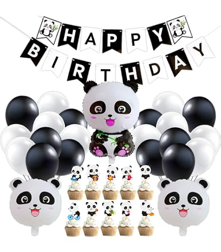 Geburtstag Deko Panda Geburtstag Deko Panda Geburts Produktbild-Vorschau 12