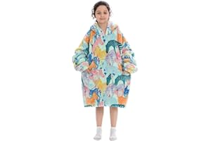 PTERYGOID Couverture à capuche surdimensionnée pour enfants - Couverture à capuche pour filles et garçons - Couverture à capuche avec poche pour enfants et adolescents