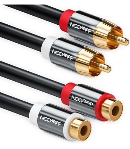 Cavo Audio Prolunga RCA Schermato 10 Mt - Foto 5