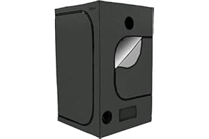 Zelsius Tenda MyHomeGrow Tenda da Coltivazione | Growbox Interno | Growroom Armadio Crescere Camera oscura Tenda per Piante Serra Tenda idroponica (120 x 120 x 200 cm, Grigio)